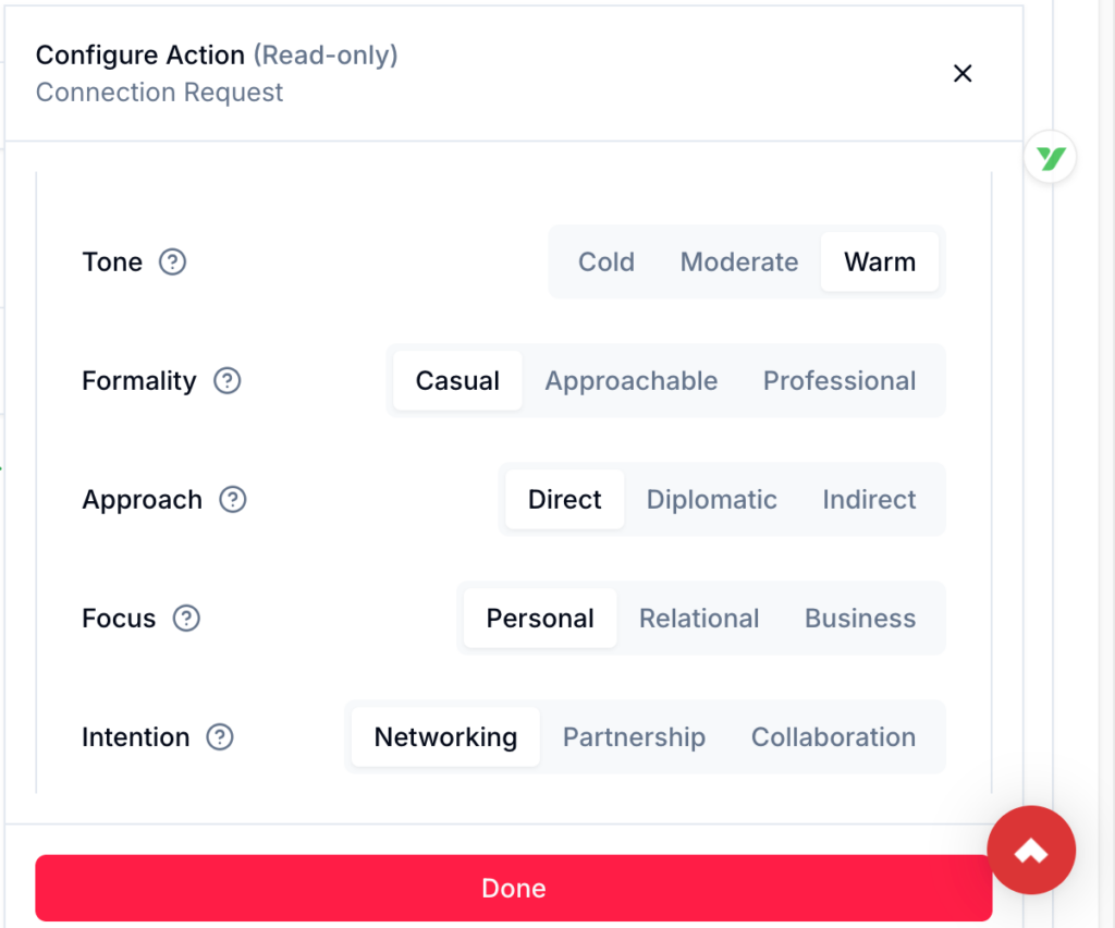 Gro 语气匹配用户界面
